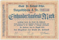 Preussisch Holland (Pasłęk), 100.000 mk 1923