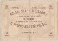 Polski Skarb Wojskowy, 50 koron 1914 Serya II R7