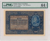 100 mkp 08.1919 - IC SERJA E - PMG 64 EPQ