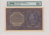 1.000 mkp 08.1919 - II Serja G - PMG 64