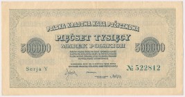 500.000 mkp 1923 - 6 cyfr - Y