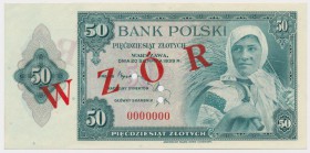 ABNCo 50 złotych 1939 - WZÓR 00000