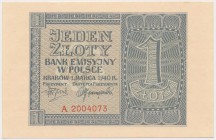 1 złoty 1940 - A