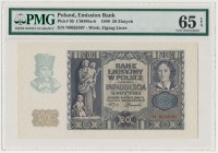 20 złotych 1940 - N - PMG 65 EPQ