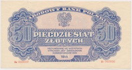 WZÓR 50 złotych 1944 ...owe - Ar 000000