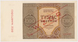 WZÓR 1.000 złotych 1945 - Ser.Dh