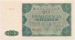 20 złotych 1947 - Ser.D