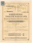 FARMAKON Warszawskie T-wo Właścicieli Aptek, Polisa 1919 (marki)