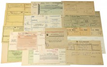 IIRP, Okupacja i inne - druki wpłat, telegramy i inne (32szt)