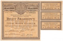 Bilet Skarbowy, Serja I AA 1.000 mkp 1920
