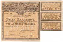 Bilet Skarbowy, Serja I AH 1.000 mkp 1920