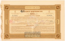 Państwowy Bank Rolny, List zastawny 7% na 4.5% 100 zł 1930 - niekasowany