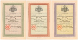 Krakau (Kraków), Vorst-Aartsbisdom..., 1929 r. - blankiety (3szt)