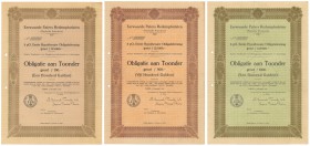 Torun (Toruń), Eerwaarde Paters Redemptoristen, 1927 r. - blankiety (3szt)