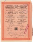 Tow. Akcyjne Wyrobów Bawełnianych 'J.K. Poznański' w Łodzi, 1.000 rubli 1910