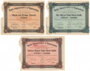 Bank Kredytowy w Warszawie, Em.10, 1922 (3szt)