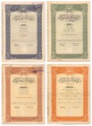 Bank Polski, 100-2.500 zł 1934 zestaw (4szt)
