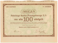 Polski Bank Przemysłowy, 100 zł 1926