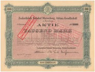 Malbork, Zuckerfabrik Bahnhof.... 1.000 mk 1923