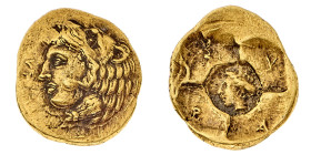 Monete Greche
Siracusa - Periodo di Dionisio I (405-367 a.C.) - 20 Litre databile al periodo 405-400 a.C. - Diritto: testa di Eracle con le fauci del...