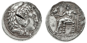 Monete Greche
Alessandro III (336-323 a.C.) - Tetradramma postumo databile al periodo 323-317 a.C. - Zecca: Babilonia - Diritto: testa di Eracle a de...