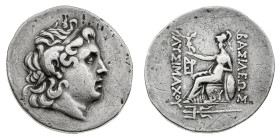 Monete Greche
Lisimaco (323-281 a.C.) - Tetradramma databile al periodo 175-150 a.C. - Zecca: Byzantion - Diritto: testa a destra di Alessandro Magno...