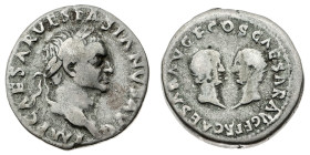 Monete Romane Imperiali
Denario databile al 70 d.C. - Zecca: Roma - Diritto: testa laureata dell'Imperatore a destra - Rovescio: teste di Tito e Domi...