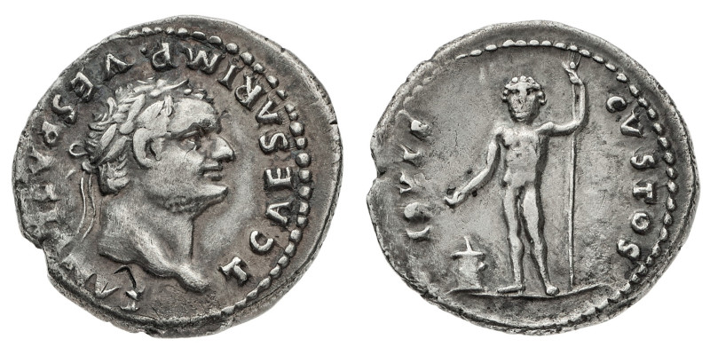 Monete Romane Imperiali
Denario con il titolo di Cesare databile al 76 d.C. - Z...
