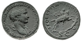 Monete Romane Imperiali
Dupondio databile al periodo 103-111 d.C. - Zecca: Roma - Diritto: testa radiata dell'Imperatore a destra con un accenno di d...