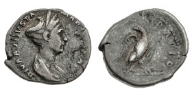 Monete Romane Imperiali
Denario al nome e con l'effigie di Marciana, sorella dell'Imperatore - Zecca: Roma - Diritto: busto diademato e drappeggiato ...