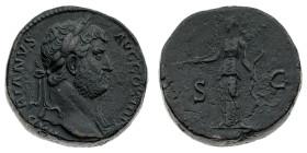 Monete Romane Imperiali
Sesterzio databile al periodo 134-138 d.C. - Zecca: Roma - Diritto: busto laureato dell'Imperatore a destra con un accenno di...