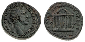 Monete Romane Imperiali
Dupondio databile agli anni 158-159 d.C. - Zecca: Roma - Diritto: testa radiata dell'Imperatore a destra - Rovescio: figura m...