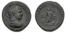 Monete Romane Imperiali
Sesterzio databile al 215 d.C. - Zecca: Roma - Diritto: busto laureato, drappeggiato e corazzato dell'Imperatore a destra - R...