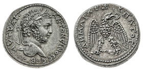 Monete Romane Imperiali
Tetradramma databile agli anni 211-212 d.C. - Zecca: Antiochia, Seleucis and Pieria - Diritto: testa laureata dell'Imperatore...