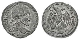 Monete Romane Imperiali
Tetradramma - Zecca: Emysa (Syria) - Diritto: testa laureata dell'Imperatore a destra - Rovescio: aquila stante di fronte ad ...