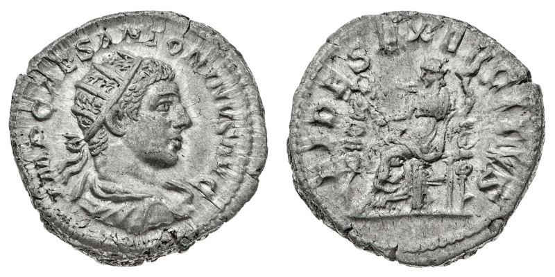 Monete Romane Imperiali
Antoniniano databile agli anni 218-219 d.C. - Zecca: Ro...