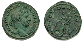 Monete Romane Imperiali
Sesterzio databile al periodo 231-235 d.C. - Zecca: Roma - Diritto: busto laureato e drappeggiato dell'Imperatore a destra - ...