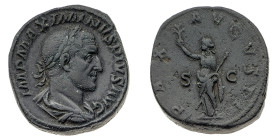Monete Romane Imperiali
Sesterzio databile agli anni 235-236 d.C. - Zecca: Roma - Diritto: busto laureato, drappeggiato e corazzato dell'Imperatore a...