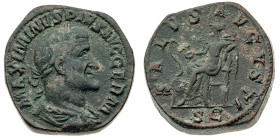 Monete Romane Imperiali
Sesterzio databile al periodo 236-238 d.C. - Zecca: Roma - Diritto: busto laureato, drappeggiato e corazzato dell'Imperatore ...