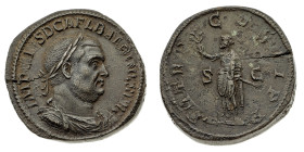 Monete Romane Imperiali
Sesterzio - Zecca: Roma - Diritto: busto laureato, drappeggiato e corazzato dell'Imperatore a destra - Rovescio: l'Imperatore...