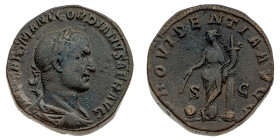 Monete Romane Imperiali
Sesterzio - Zecca: Roma - Diritto: busto laureato, drappeggiato e corazzato dell'Imperatore a destra - Rovescio: la Provident...