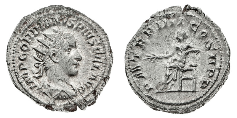 Monete Romane Imperiali
Antoniniano databile agli anni 241-243 d.C. - Zecca: Ro...