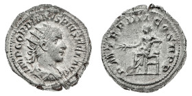 Monete Romane Imperiali
Antoniniano databile agli anni 241-243 d.C. - Zecca: Roma - Diritto: busto radiato, drappeggiato e corazzato dell'Imperatore ...