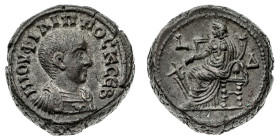 Monete Romane Imperiali
Tetradramma con il titolo di Cesare databile agli anni 246-247 d.C. - Zecca: Alessandria d'Egitto - Diritto: busto corazzato ...