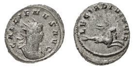 Monete Romane Imperiali
Antoniniano databile agli anni 260-261 d.C. - Zecca: Mediolanum - Diritto: busto radiato e corazzato dell'Imperatore a destra...