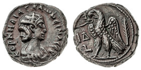 Monete Romane Imperiali
Tetradramma al nome e con l'effigie di Salonina, madre dell'Imperatore, databile agli anni 266-267 d.C. - Zecca: Alessandria ...