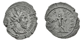 Monete Romane Imperiali
Antoniniano databile agli anni 260-261 d.C. - Zecca: Lugdunum - Diritto: busto radiato e corazzato dell'Imperatore a destra -...