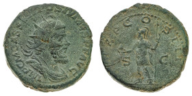 Monete Romane Imperiali
Sesterzio databile al periodo 261-266 d.C. - Zecca: Lugdunum - Diritto: busto radiato, drappeggiato e corazzato dell'Imperato...