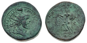 Monete Romane Imperiali
Doppio Sesterzio databile agli anni 264-265 d.C. - Zecca: Lugdunum - Diritto: busto radiato di Postumo a destra - Rovescio: M...