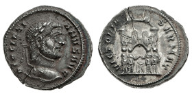 Monete Romane Imperiali
Argenteo databile al 294 d.C. - Zecca: Ticinum - Diritto: testa laureata dell'Imperatore a destra - Rovescio: i quattro Tetra...